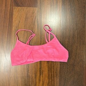 Alo pink sports bra